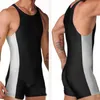 Men Full Body Leotards Swim Suit One piece Swimwear Athlete Suit Gym Man Wrestling Singlet269C