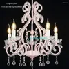 Lustres para quarto infantil Lustre de cristal candeeiro de jantar de casamento coreano rosa americano quarto de princesa menina