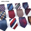Spinki do krawatów 52 style moda męska kwieciste paski nadruk w szkocką kratę żakardowe krawaty akcesoria odzież na co dzień krawat wesele prezent dla mężczyzny 230704