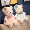 Pluche Poppen 1pc30 40 CM Kawaii teddybeer Knuffels Baby Leuke pluche pop meisje verjaardag kerstcadeau Wedding Party decor 230705