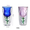 Candle Holders Dual Use Flower Shaped Glass Cup Holder For Wedding Party Wax Table Centerpiece