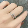 With Side Stones Classic Selling 925 Sterling Silver Zircon Nail Ring for Women s Personalized Fashion Brand Advanced Jewelry Party Gift 230704