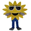 2018 Rabattfabrik Anpassad Sunflower Mascot Costume Logo Cartoon Character Fancy Dress Adult Outfit311h