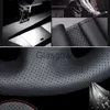 Cobertura de volante de carro antiderrapante couro artificial interior automotivo para bmw m sport m3 e90 e91 e92 e93 e87 e81 e82 e88 x1 e84 x0705