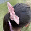 Hair Accessories 2Pieces Chiffon Women Scrunchies Girls Ponytail Holder Korean Design Elastic Bands Gum Tie