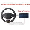 Steering Wheel Covers GNUPME DIY Artificial Leather Steering Cover Black Car Steering Wheel Cover for Old Mazda 3 Mazda 5 Mazda 6 Pentium B70 x0705