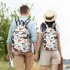 Rucksack, niedlicher Welpe, Hunderasse, Unisex, Reisetasche, Schultasche, Büchertasche, Mochila