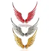 Bildekaler 1 par 3D PVC-dekaler Bil Motorcykel Creative DIY Wing Scratch Sticker Redgoldsilver Bildekaler Exteriörtillbehör x0705