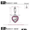 Charms Mothers Day Jewelry Crystal Rhinestone Mom Beads Charm Sier Big Hole Loose Spacer Craft Bead Pendant Fit Bracciale per Drop De Dhb6F
