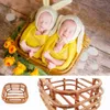 Stitch Newborn Photography Props Boy Girl Fotografie Accessoires Baby Furniture Basket Studio Baby Photo Shot Lit Backdrop Chair