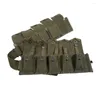 Wallets US 10cell Pouch Retro Army Tool Bag Military Pack Normandy Tactical Storage Pocket Green Khaki Hardware