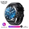 newt LIGE BW0408 Original Business Smartwatch Bluetooth Call Musis Player IP67 A prueba de agua AMOLED Pantalla táctil completa Reloj inteligente