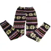 Dameslegging Winter Dames Kerst Fleece Gevoerd Sneeuwvlokpatroon Skinny Pushu Up Dikker Warme Legging Broek Kleding