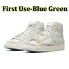 2023 Blazer Mid 77 Vintage Jumbo runinng Shoes Mens Women Blazers OG Black White Red Indigo Pine Green Summit Arctic Punch Sail Gum Trainers Platform Sneakers eur 36-45