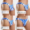 Mannen Badmode WD268 Strand Sexy Badpak Bikini Strakke Laagbouw Half pack Hip Gay String Bruid 230705