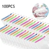 100PCS Clean Schiuma Mesh Bag Portable Hangable Sapone Saver Bag Bath Shower Schiuma Mesh Net Cleansing Delicate Foam Network