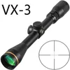 LP VX3 Tactical Rifle Scope 3-9X40 Corss Optic Sight Rifle Scope Hunting Scopes for Airsoft with 11/20mm Mount