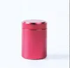 Storage Bottles 80ml Solid Color Airtight Smell Proof Container Stash Metal Sealed Can Tea Jar Kitchen Containers Tins JL1447