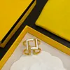 Nieuwe dubbele F-monogramringen Luxe emaille hol goud zilver en roos Ringopening Verstelbaar Minimalistisch ontwerp Ring voor stel Designer ring Sieraden