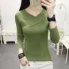 Women's Sweaters Screw Thread Elegant Spring Autumn Winter Clothes Women Knit Pullover Sweater Warm Pull Femme Preppy Style Tops T161