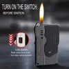 Torche Turbo Sans Briquet À Gaz Pistolet Commutable Doux / Jet Flamme Butane Créatif Double Mode Hommes S Gadget 8JMY