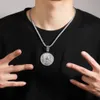 Collier avec pendentifs en forme de croix de jésus, style Hip Hop, bijoux religieux en Zircon blanc