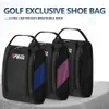 Golf Bags Portable Mini Shoe Bag Nylon Zipper Golll Holder Breathable Pouch Pack Tee Sport Accessories 230630