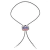 Broches CLASSIC AMERICAN WESTERN COWBOY BOLO TIE HOMME CHEMISE BIJOUX