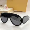 Wave Mask Sunglasses LW40108I Large Frame Womens Designer Glasses Acetate Fiber Fashion UV400 Protective with Original Box DFE0