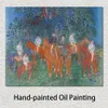 Samtida abstrakt canvaskonst Landskap Familjen Kessler till häst 1932 Raoul Dufy Målning Handmålad heminredning