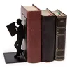 Objets décoratifs Figurines Figurine en fer Serre-livres Support de livre de lecture Rétro Embouts antidérapants Bouchons pour étagères Table de bureau à domicile Décor de bureau 230705