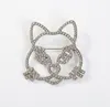 Elegancji projektant mody listy broszki broszki kryształowy kryształ broszka perłowa temperament proste damskie biżuterię