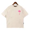 Neue PA Sommer-Herren-Designer-T-Shirts T-Shirts Lässige Paare Kurzarm-T-Shirt 100 % Baumwolle Bequemes Druckhemd Männer Frauen Palmes Übergroße Athleisure-T-Shirts P2287