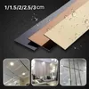 Curtains 1 Roll 5m Mirror Stainless Steel Plane Decorative Line Gold Wall Sticker Home Tv Background Selfadhesive Ceiling Edging Strip