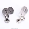 Portafogli 10 seggi Rivet raddoppiati Strong Snap magnetico Pulsanti per borse Accessori fai -da -te Pulsante del portafoglio Accessori 14 mm 18 mmfour Colore