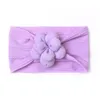 Accessoires de cheveux bébé bébé bandeaux enfant en bas âge garçons filles Stretch solide fleur noué bandeau serre-tête bandeau pour le bain