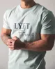 T-shirt da uomo JPUK Marca LYFT Estate Uomo Cotone Manica corta T Shirt Fitness Running Tshirt Uomo Palestra Tee Top Camicia estiva Abbigliamento sportivo J230705