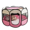 Kennels Pennen Draagbare opvouwbare huisdiertent Hondenhuis Achthoekige kooi voor kattenbox Puppykennel Gemakkelijk hek Buiten Grote honden 230704