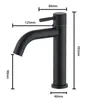 Bathroom Sink Faucets Faucet Basin Single Cold 304 Stainless Steel Water Tap For Counter Kitchen El