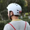 Cycling Helmets Helmet with Light Warning Integrated Bicycle Balance Car Helmet Outdoor Sports Electric Car Scooter Riding Cap 230704