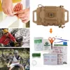 Utomhuspåsar 1000D Taktisk blåser ut Ifak Pouch Molle First Aid Kit Bag Pouches Reflex Ifak Onehand 230630