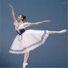 Стадия носить классический короткий рукав Giselle Ballet Costum