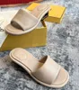 2023 Popular Summer Slipper Beach Slides Sandal Shoes Women Slide Non-slip Outdoor Satin Feel Slippers Black White Flip Flops Sandalias Size 34-42 with box