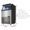 LINBOSS Factory Electric Ice Maker controsoffitto commerciale per uso domestico Macchine per il ghiaccio quadrate Macchina automatica per la produzione di cubetti di ghiaccio
