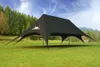Beyaz gölgelik kamp muşamağı çadır uçuşun çift standı örümcek güneşlik kayan yıldız çadır, baskı ile etkinlikler için
