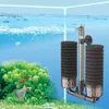 Accessori Filtro acquario nero per acquario per la pompa per aria del serbatoio di pesce Skimmer Biochemical Sponge Filter Filtes Bio Filtri Filtro Acquario