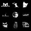 Car Stickers Cute Cat Car Stickers And Decals For Cars Windows Pet Decal And Body Decoration Animal sticker on the car x0705