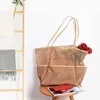 Storage Bags High Capacity Multifunctional Mesh Bag For Women Shoulder Handbag Shopping Picnic Beach Swimming Tote Gift B03E