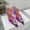 Dress Shoes Pumps High Heels Sexy womens sandals Factory Shoe Luxury Saeda Crystal