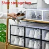 Thickened Transparent PP Plastic Shoe Box Dust-Proof And Moisture-Proof Storage Household OrganizerContainer L230705